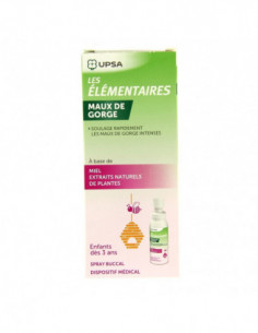 UPSA Les Élémentaires Maux de gorge enfant spray buccal -...