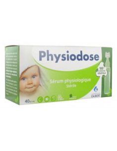 Gilbert Physiodose Sérum Physiologique Stérile - 40...