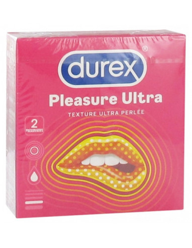 Durex Pleasure Ultra Texture Ultra Perlée - 2...