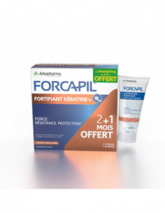 Arkopharma Fortifiant Kératine+ 180 gélules + Shampooing...