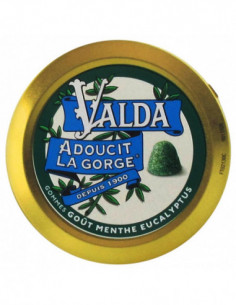 Valda Gommes Goût Menthe Eucalyptus - 50 g