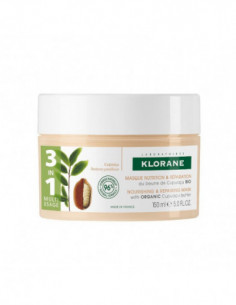 Klorane Masque nutrition et réparation au beurre de...