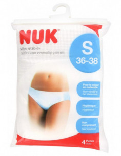 NUK Slips Jetables 4 Pièces - Taille : S (36-38)