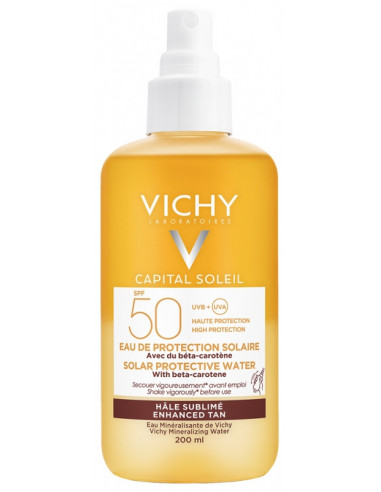 Vichy Capital Soleil Eau de Protection Solaire Hâle Sublimé SPF50 - 200 ml