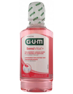 GUM Sensivital+ Bain de Bouche Fluoré - 300 ml