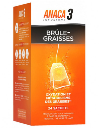 Anaca3 Infusion Brûle-Graisses - 24 Sachets