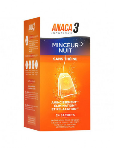Anaca3 Infusions minceur nuit - 24 sachets
