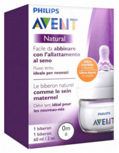 Avent Natural Biberon 0 Mois et + - 60 ml