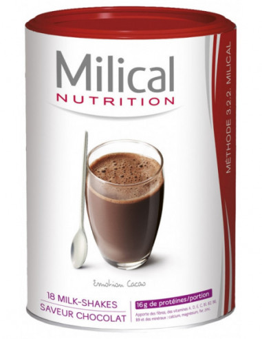 Milical Milk-Shake Hyperprotéiné Saveur : Emotion Cacao - 540 g