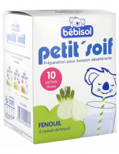 Bébisol Petit'Soif Fenouil - 10 Sachets