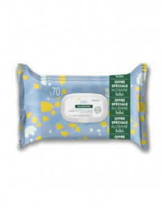 KLORANE Bébé lingettes nettoyantes douces - 3 x 70 unités