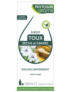 Phytosun Arôms Sirop Toux Sèche et Grasse - 120 ml