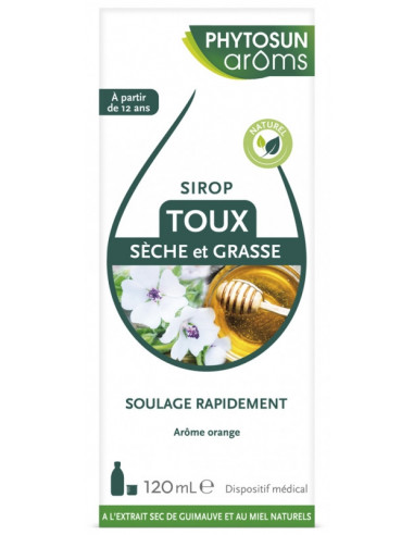 Sirop aux Essences Toux Sèche et Grasse Naturactive - 120 ml