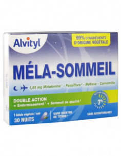 Alvityl Méla-Sommeil Nuit - 30 Gélules