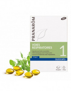 Pranarom Oléocaps 1 Voies Respiratoires BIO 