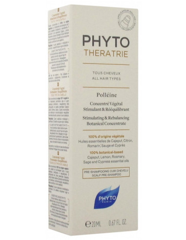 Phyto Phytotheratrie Polléine Concentré Végétal Stimulant & Rééquilibrant - 20 ml