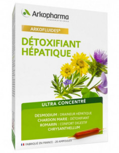 Arkopharma Arkofluides Détoxifiant Hépatique - 20 Ampoules