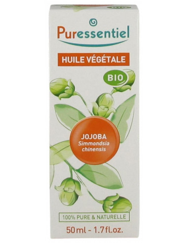 Puressentiel Huile Végétale Jojoba (Simmondisa chinensis) Bio - 50 ml