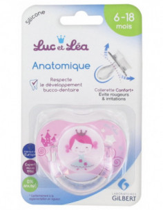 Luc et Léa Sucette Silicone Anatomique avec Anneau Modèle...