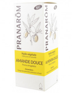 Pranarôm Huile Végétale Amande Douce Bio - 50 ml