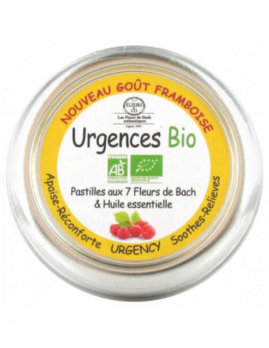 Elixirs & Co Pastilles Urgences Goût Framboise Bio - 45 g 