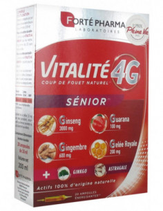 Forté Pharma Vitalité 4G Sénior - 20 Ampoules