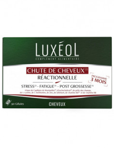 Luxéol Chute de Cheveux Réactionnelle - 90 Gélules
