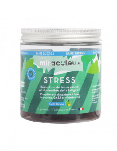 Les Miraculeux Stress Sans Sucre - 42 Gummies
