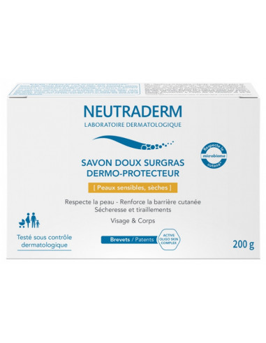 Neutraderm Savon Doux Surgras Dermo-Protecteur - 200 g
