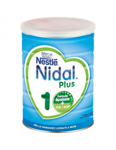 Nestlé Nidal Nidalgest 1 formule Epaissie lait 1er âge - 800g