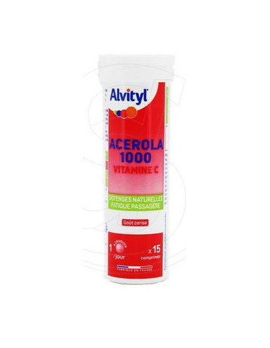 Alvityl Acerola 1000 Vitamine C - 15 comprimés