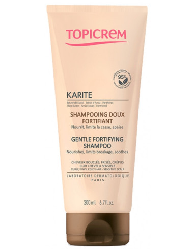 Topicrem Karité Shampoing Doux Fortifiant - 200 ml