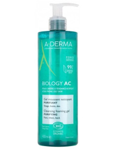 A-DERMA Biology AC Gel Moussant Nettoyant Purifiant Bio -...