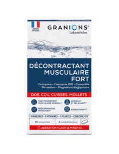 Granions Décontractant Musculaire Forte - 20 comprimés