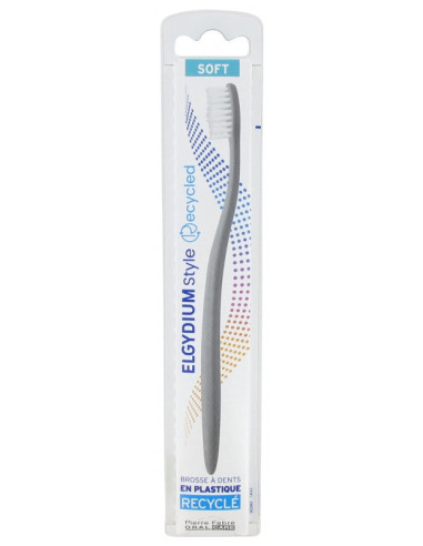 Elgydium Style Recycled Brosse à Dents Soft - 1...