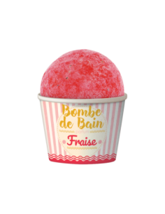 Les Petits Bains de Provence Bombe de Bain Fraise - 115g 