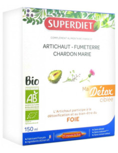 Superdiet Ma Détox Ciblée Foie Bio 10 Ampoules
