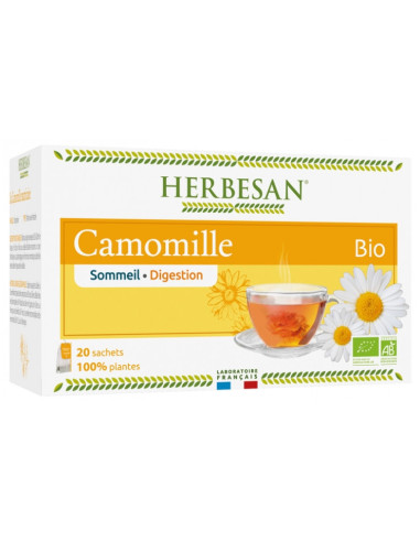 Herbesan Infusion Camomille Bio - 20 Sachets