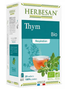 Herbesan Infusion Thym Respiration Bio - 20 Sachets