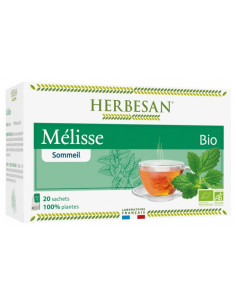 Herbesan Infusion Mélisse Bio - 20 Sachets
