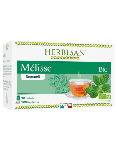 Herbesan Infusion Mélisse Bio - 20 Sachets