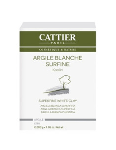 Cattier Argile Blanche Surfine - 200g