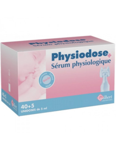 Gilbert Physiodose Sérum Physiologique - 40 unidoses