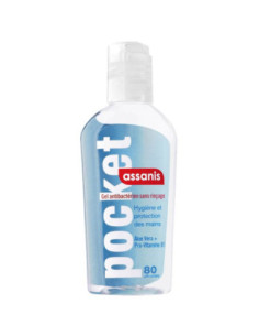 Assanis Gel Antibactérien Pocket - 80ml