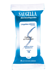 Lingettes Dermoliquide, pack de 15