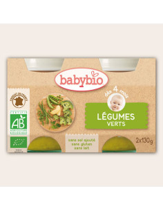 Petit pot de Légumes Verts, 2x130gr