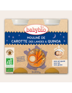 Petit pot Bonne Nuit - Mouliné de Carotte des Landes &...