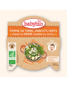 Assiette Menus du Jour - Pomme de Terre, Haricots Verts,...