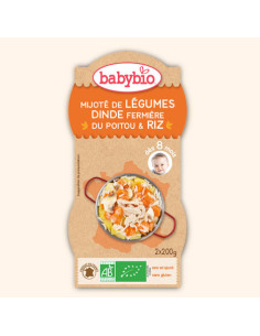 Bol Menu du Jour - Mijoté de Légumes, Dinde Fermière du...