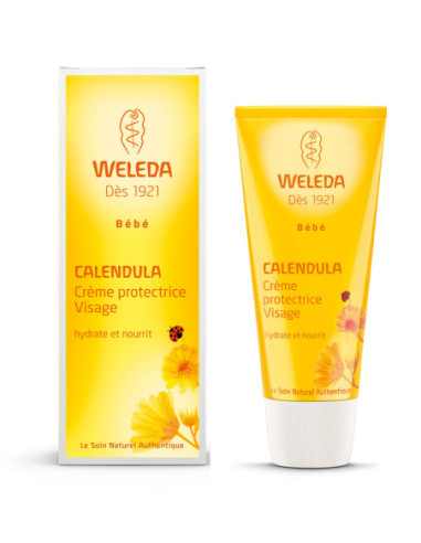 Weleda Calendula Bébé Crème protectrice Visage - 50ml
